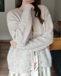 Cardigan punto Elia Taupe
