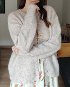 Cardigan punto Elia Taupe