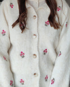 Cardigan punto bordada Ally