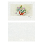 Postal Primavera Tréboles y Campanillas