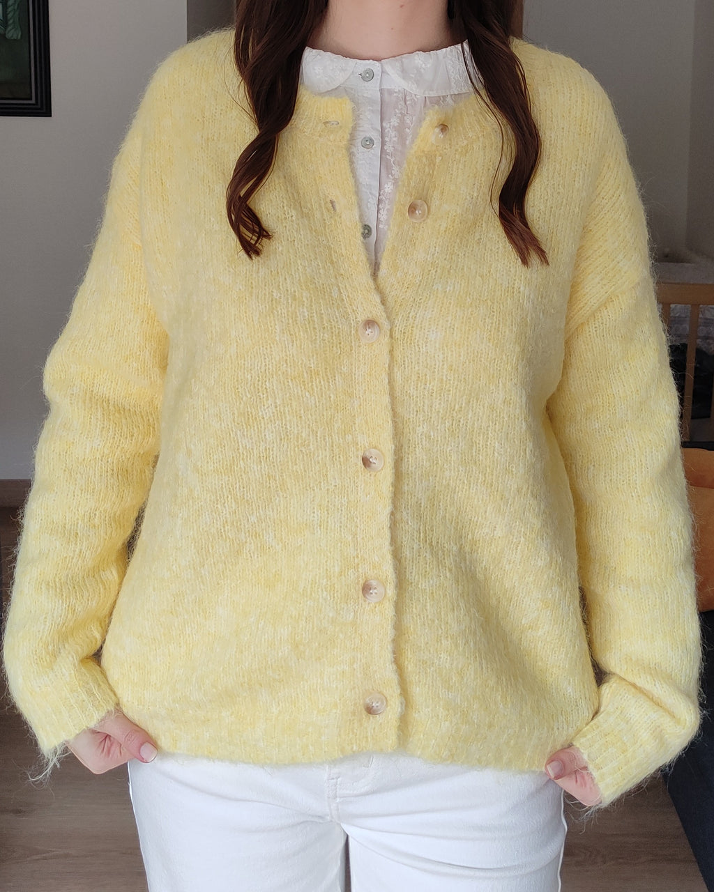 Cardigan punto Elia Amarillo